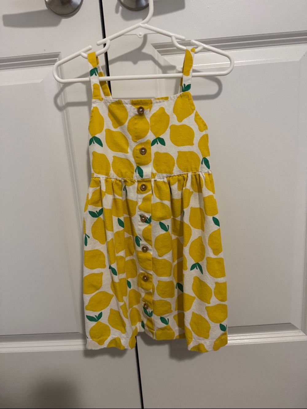 Hanna Andersson Yellow Lemon Print Sundress